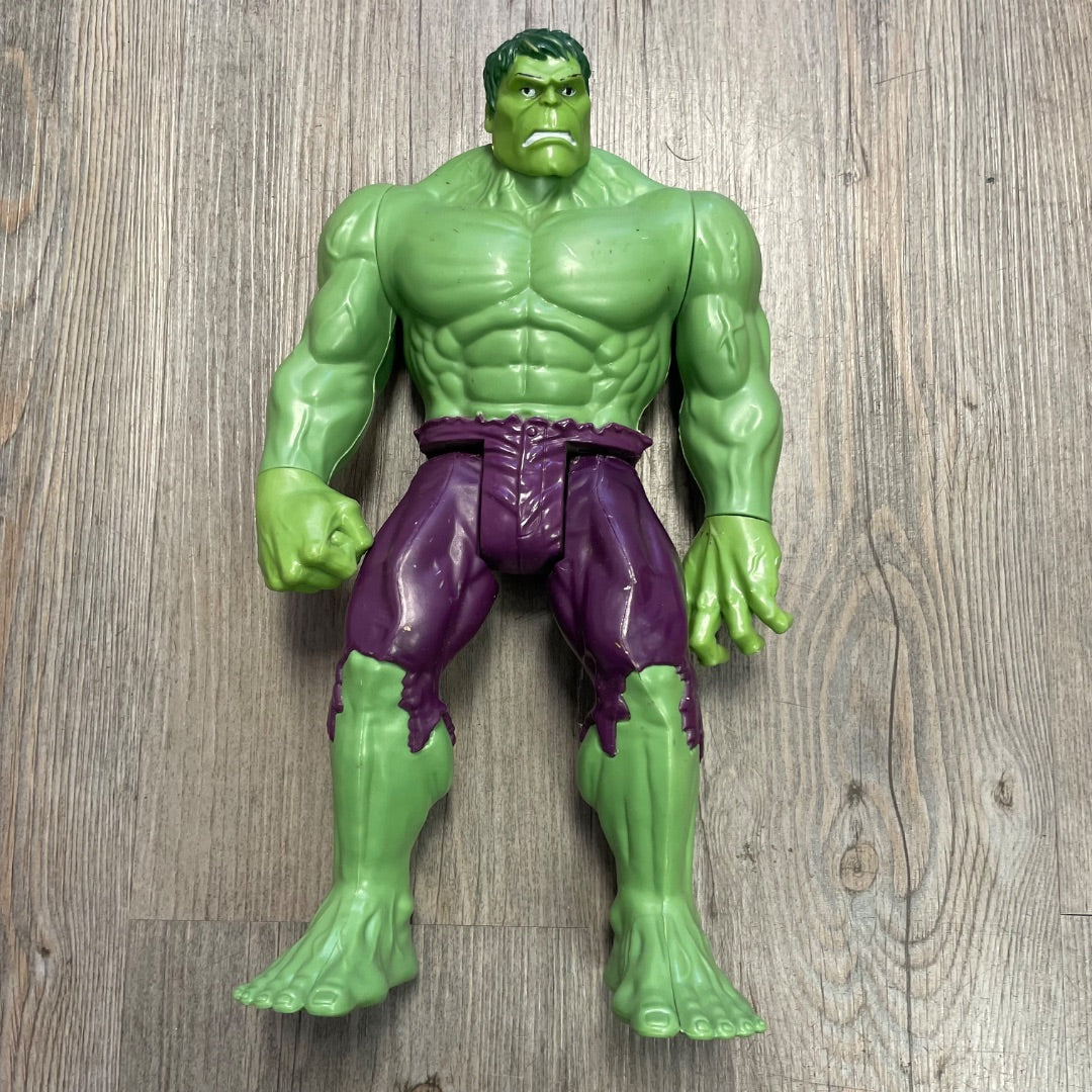 Green/Purple Marvel Hulk Action Figure, 11 inch