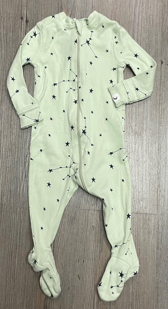 Sage Little Earthlings Pj Onesie, 6-9M