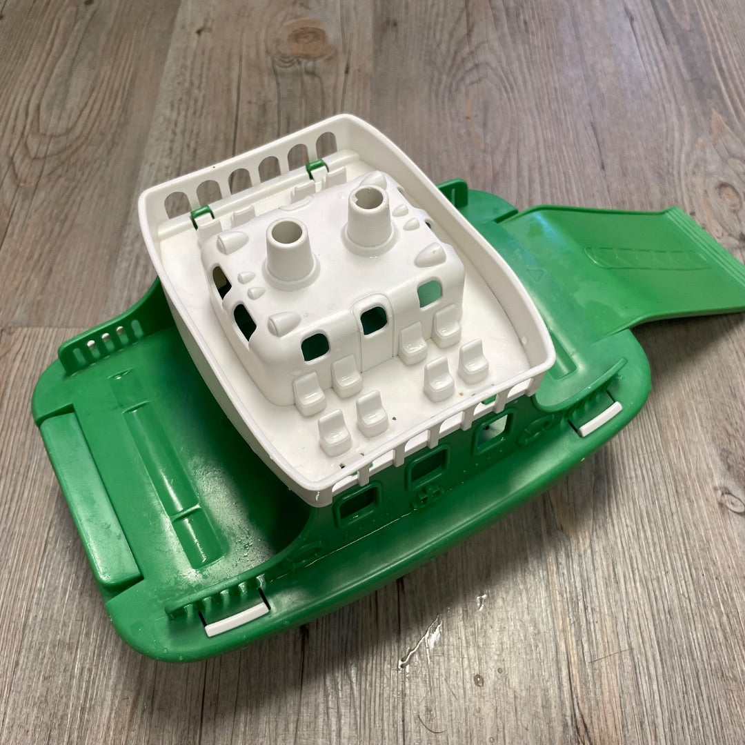 Green White Green Toys Ferry Boat, Pre-owned