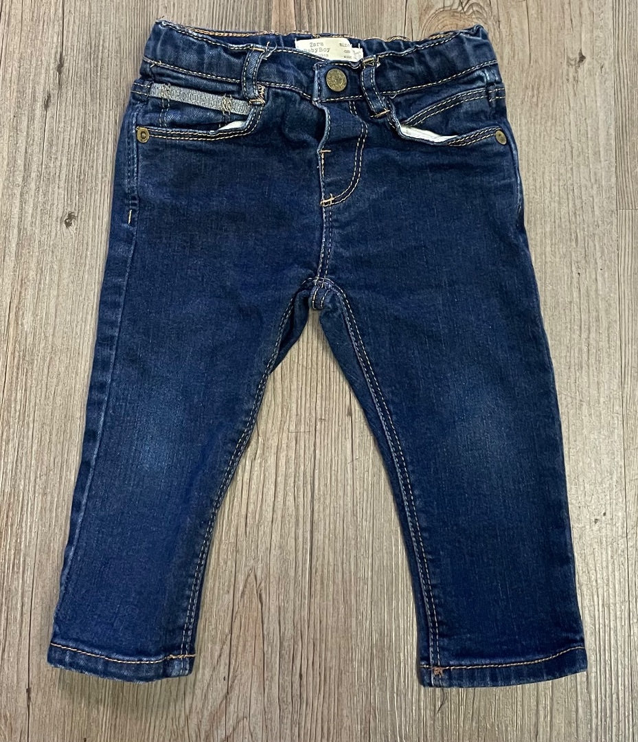 Blue Zara Jeans, 9-12M