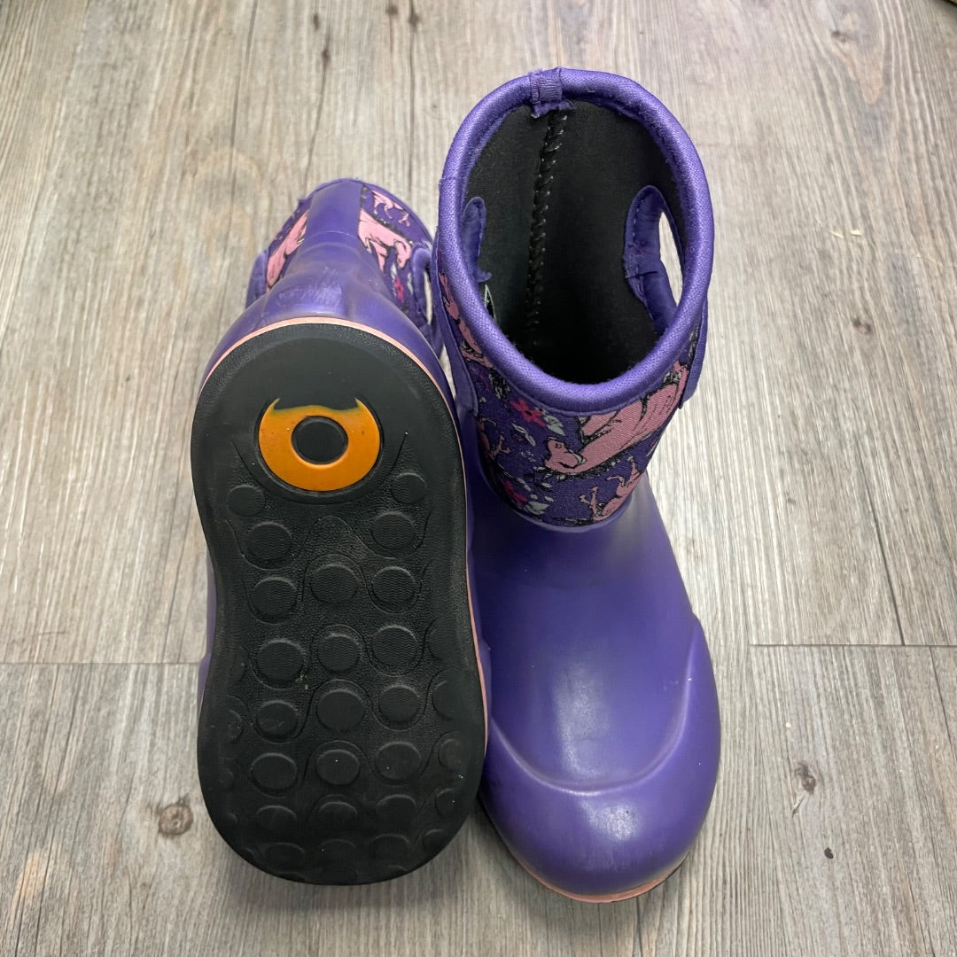 Purple Bogs Winter Boots, 10T