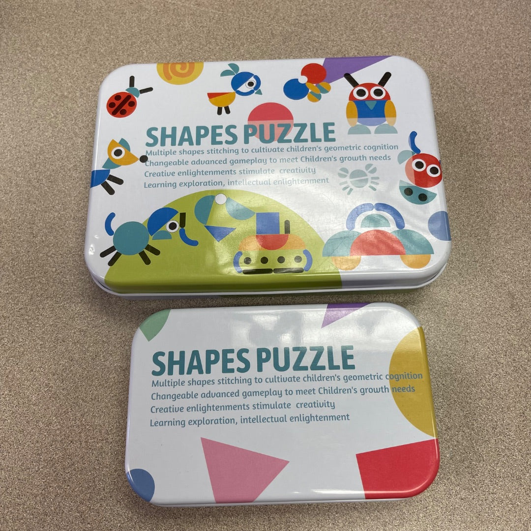 Multi Colour Shapes Puzzle, Pre-owned