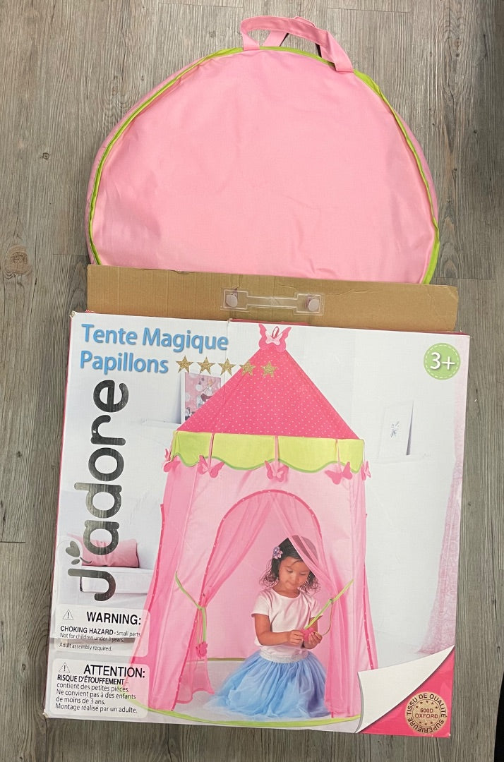 Pink J Adore Magical Butterfly Tent, 43.3x63 in