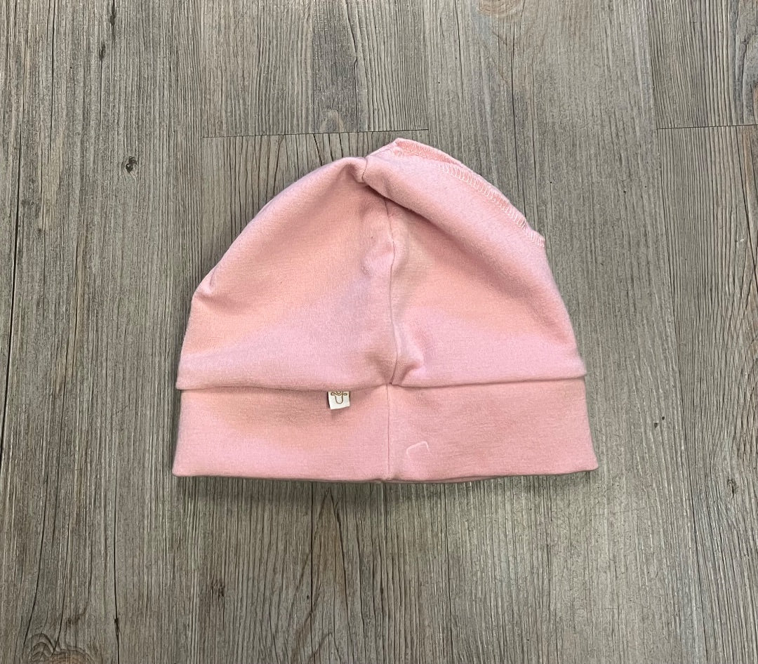 Lite Pink Bumby Merino Wool Style Toque Beanie, Adult