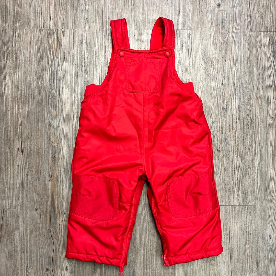 Red Disney Baby Zipper Snow Pants, 6-12M