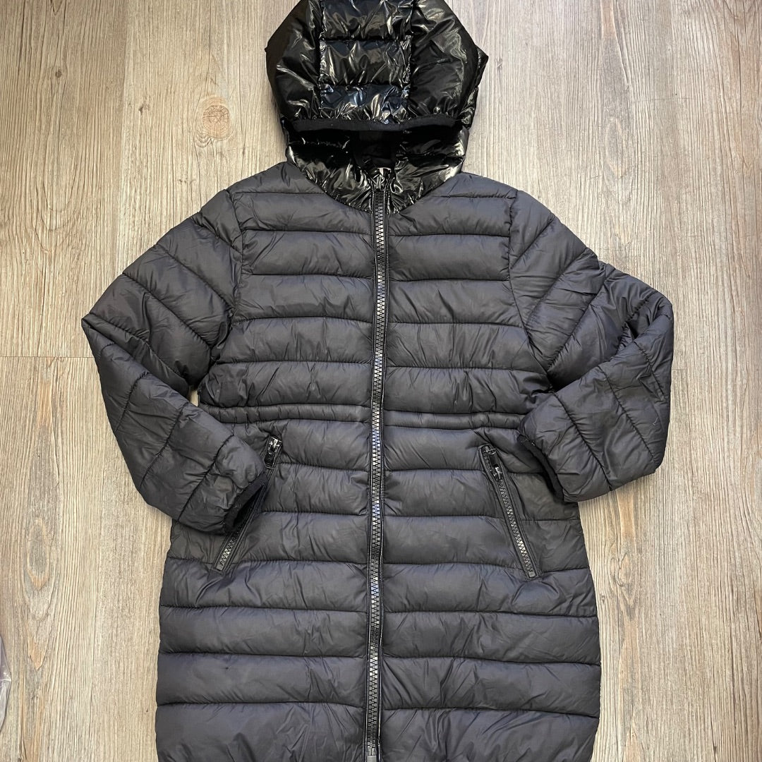 Black Zara Puffer Jacket, 8Y