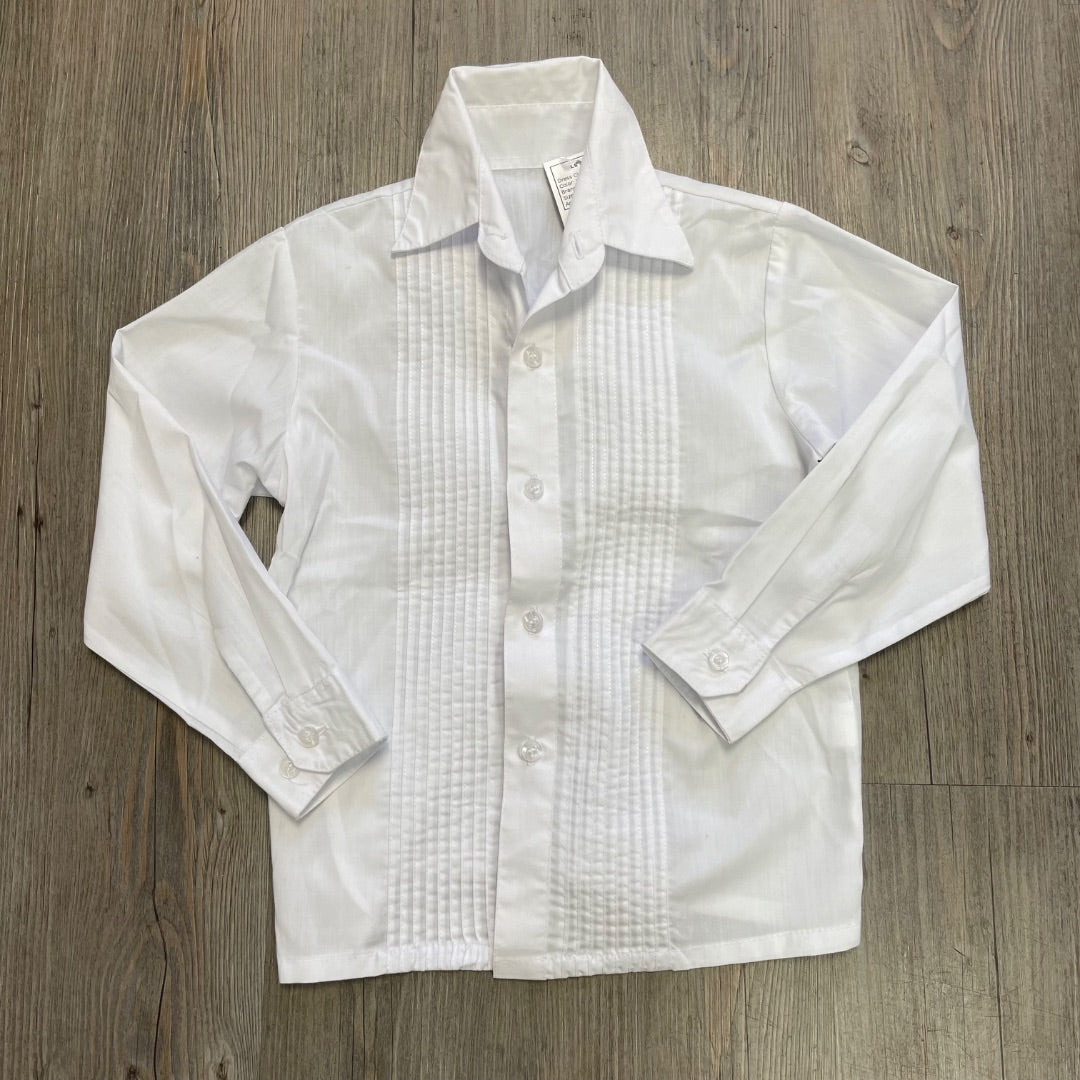White LS Shirt, 5Y