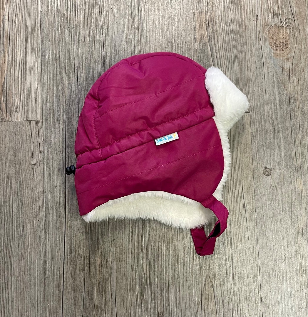 Hotpink Jan & Jul Fleecelined Toque, 2-5Y