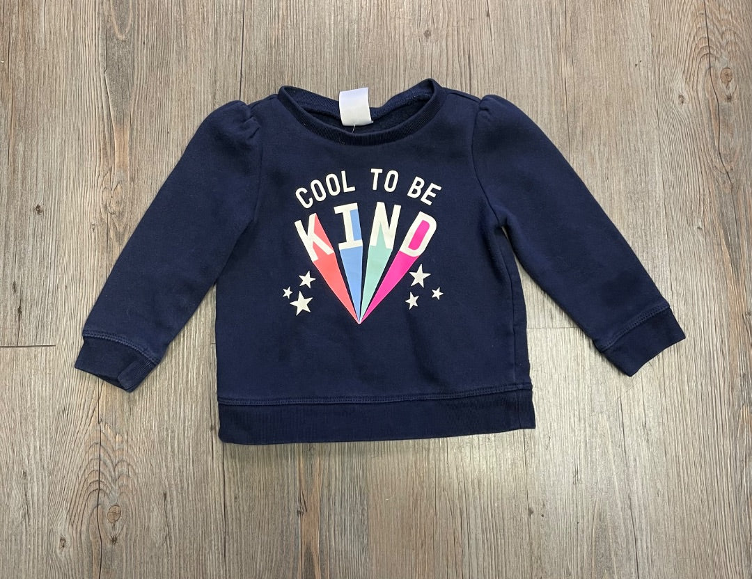 Navy Gap Pullover Sweater, 3Y