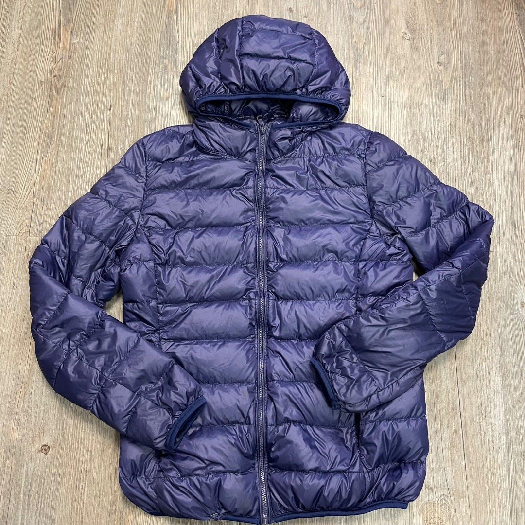 Navy Downfill Puffer jacket, 9-10Y