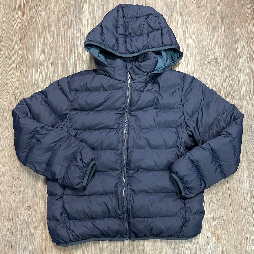 Navy Uniqlo Puffer Jacket, 9-10Y
