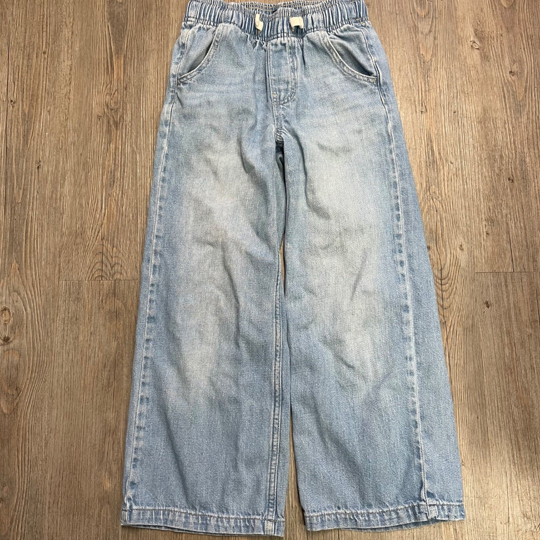 Blue Gap Wide Leg Jeans, 8-9Y