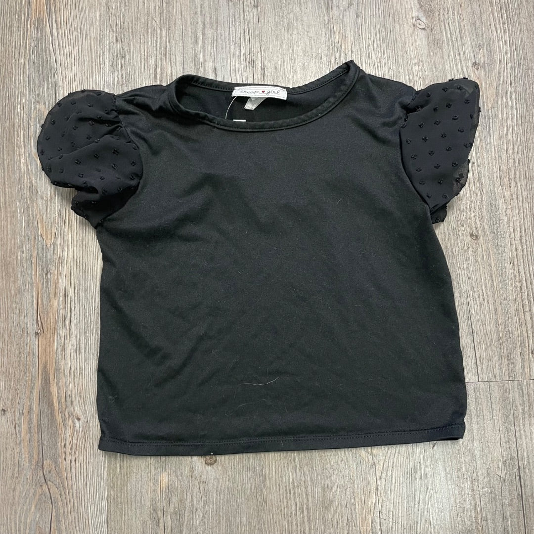 Black Dream Girl SSl TOp, 10-12Y