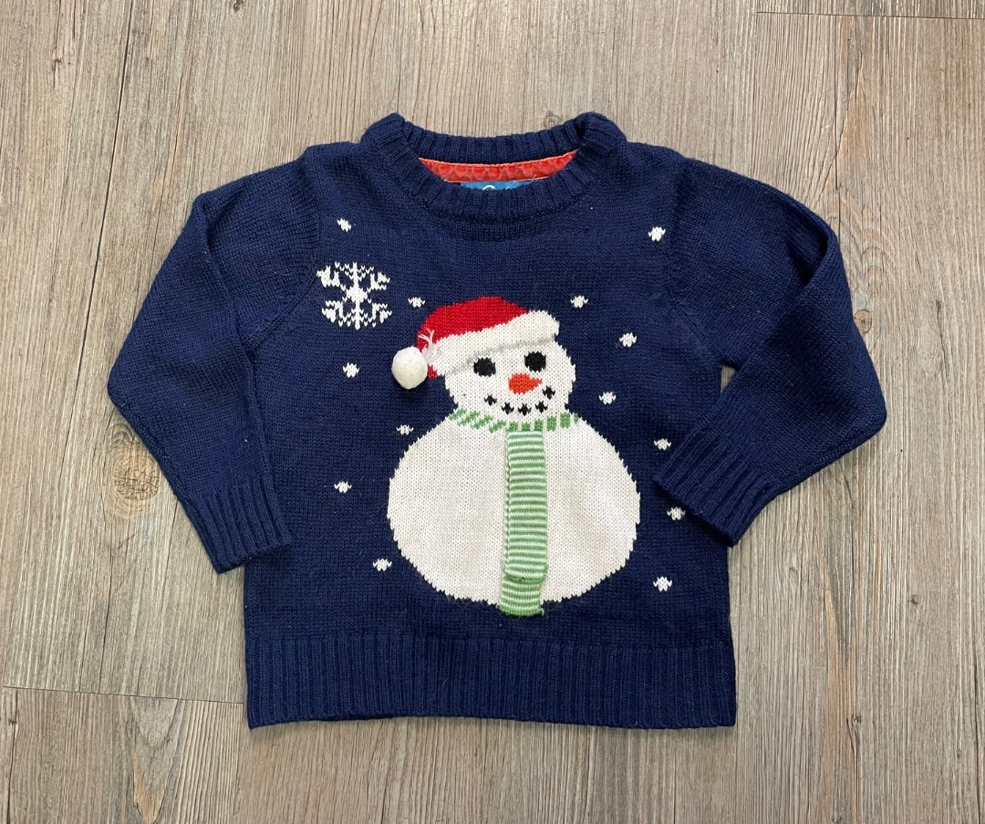 Navy Rebel Holiday Knit Sweater, 2-3Y