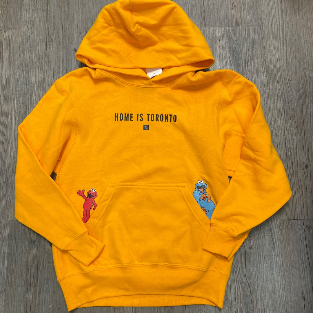 Yellow Peace Collective Sesame Street Pullover Hoodie, 8-10Y