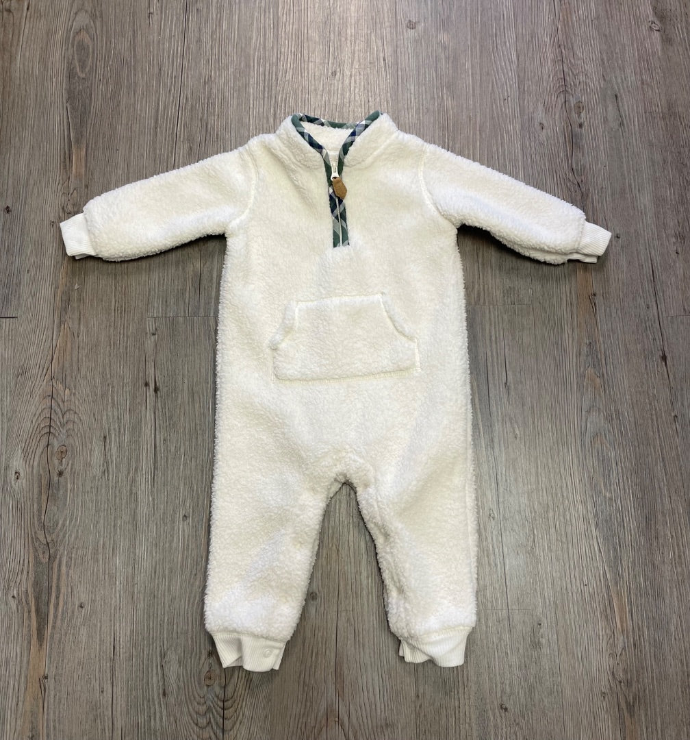 Ivory Carters Fleece Onesie, 9M