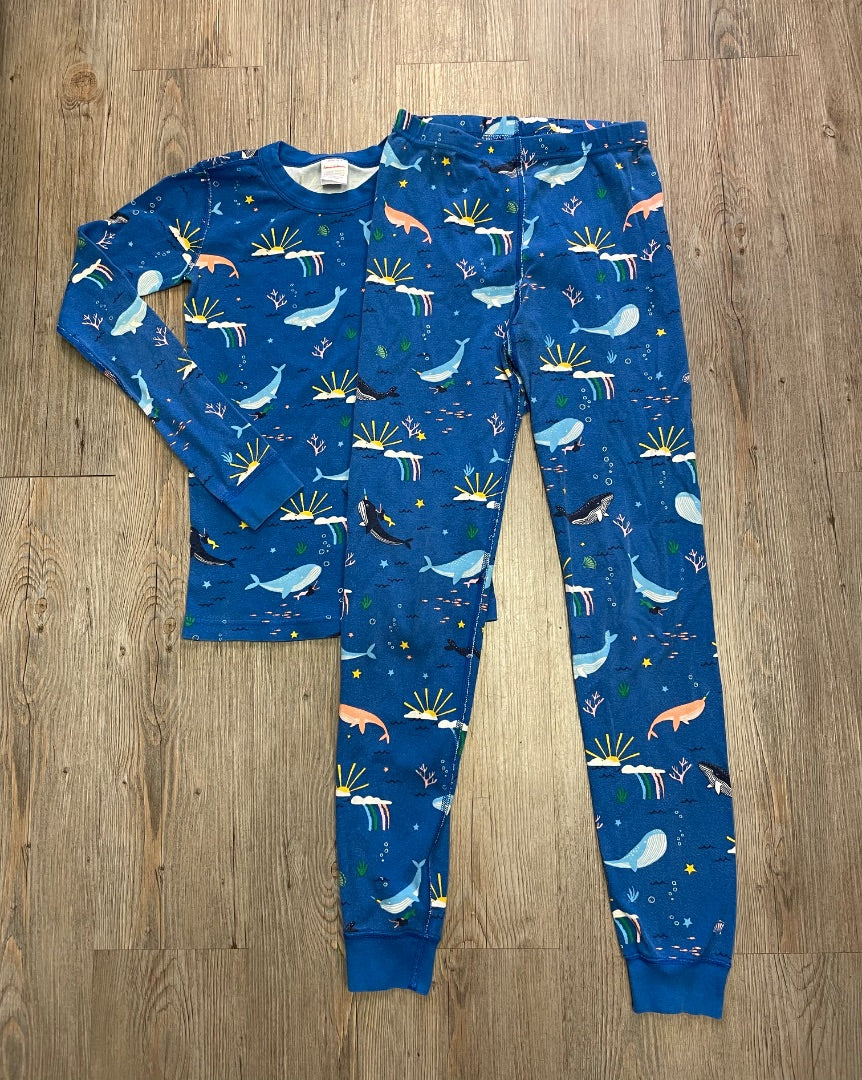 Blue Hanna Anderson Pj Set, 12Y
