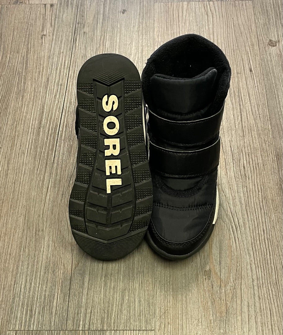 Black Sorel Winter Boots, 13Y