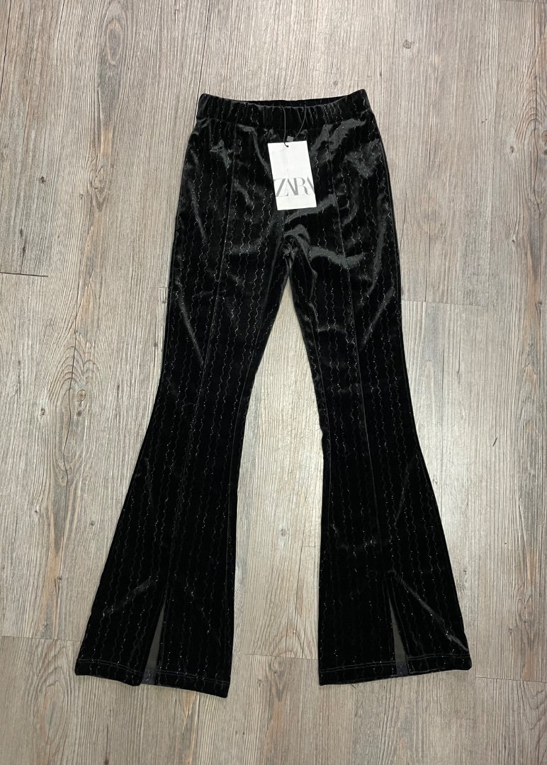 Black Zara Glitter Legging, 8Y
