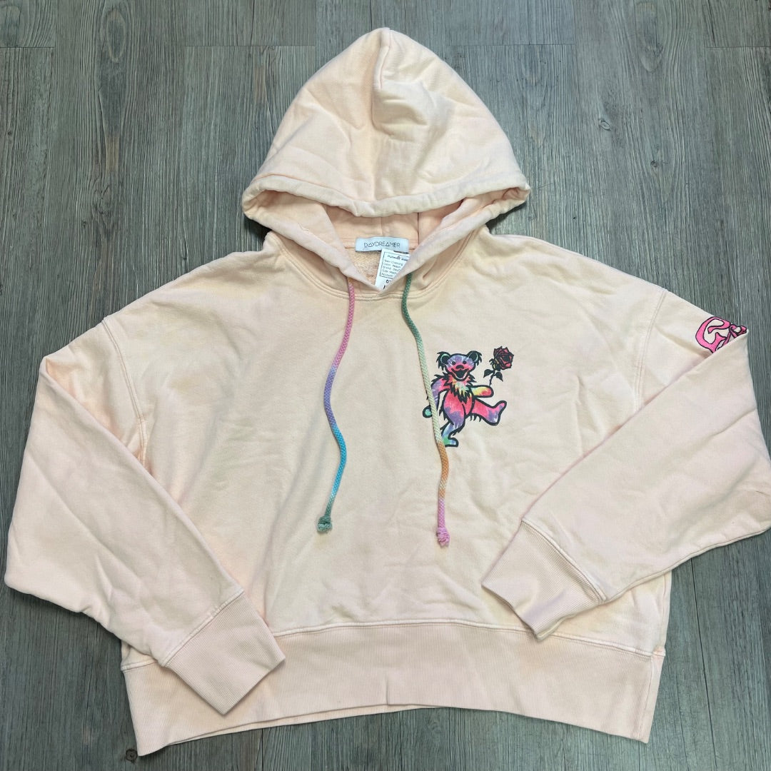 Peach DayDreamer Pullover Hoodie, Medium