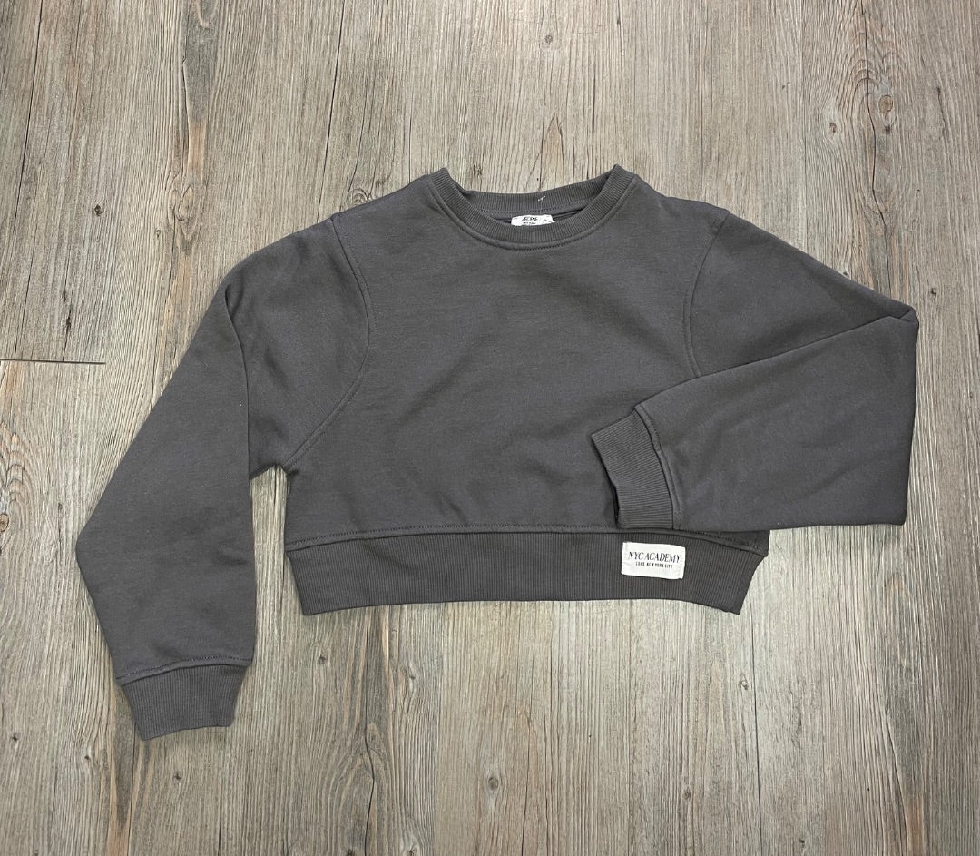 Grey Ardene Cropped Pullover, 9-10Y