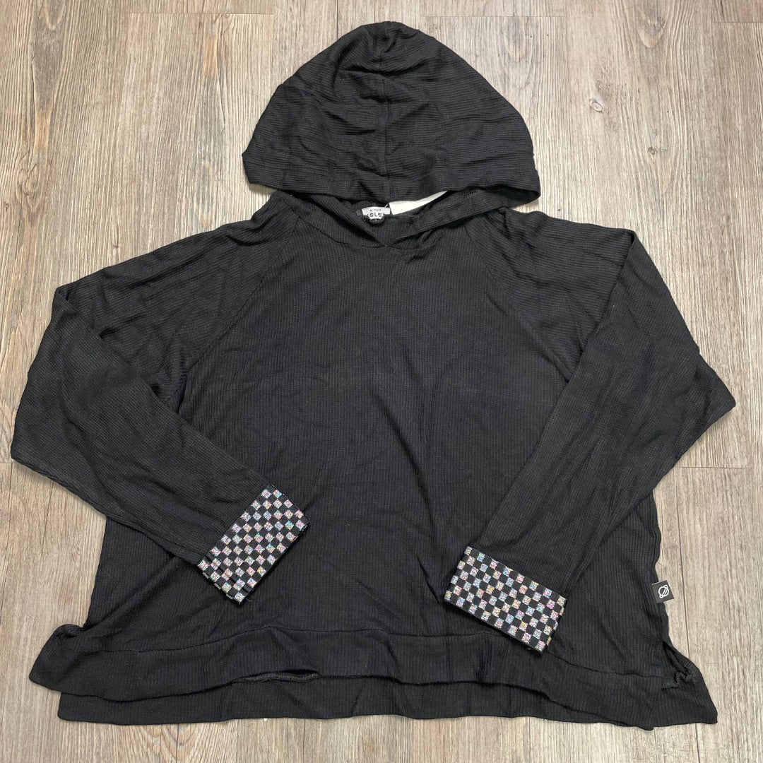 Black Terez Pullover hoodie, 14Y