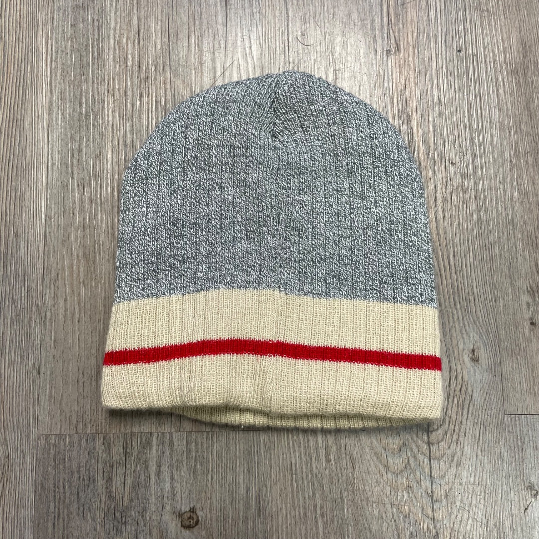 White Misty Mountain Knit Beanie, One Size