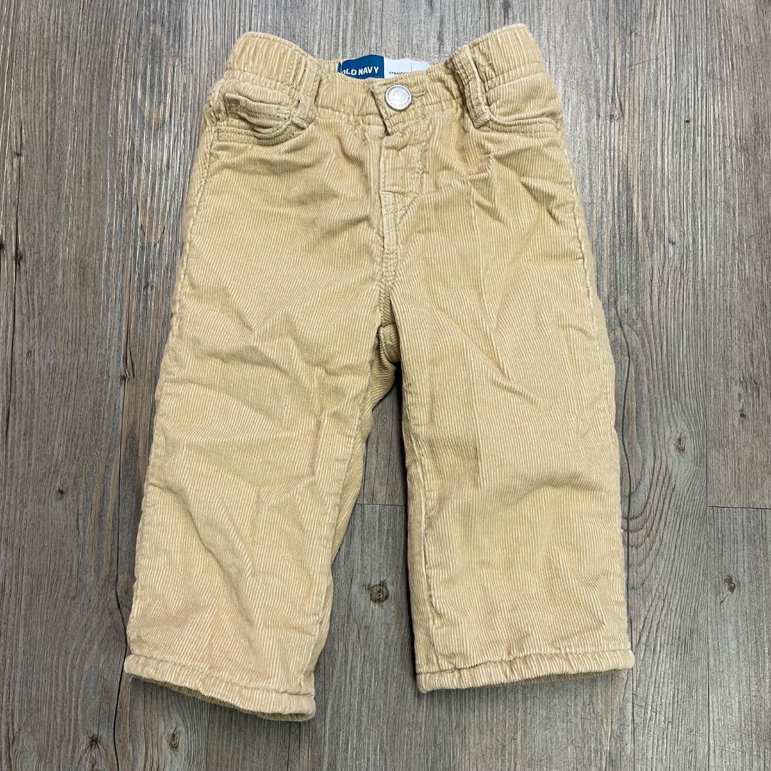 Brown Old Navy Lined Corduroy Pants, ^-12M
