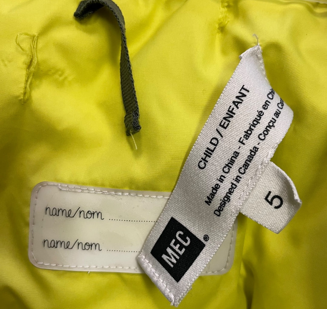 Green MEC Toaster Suit, 5Y