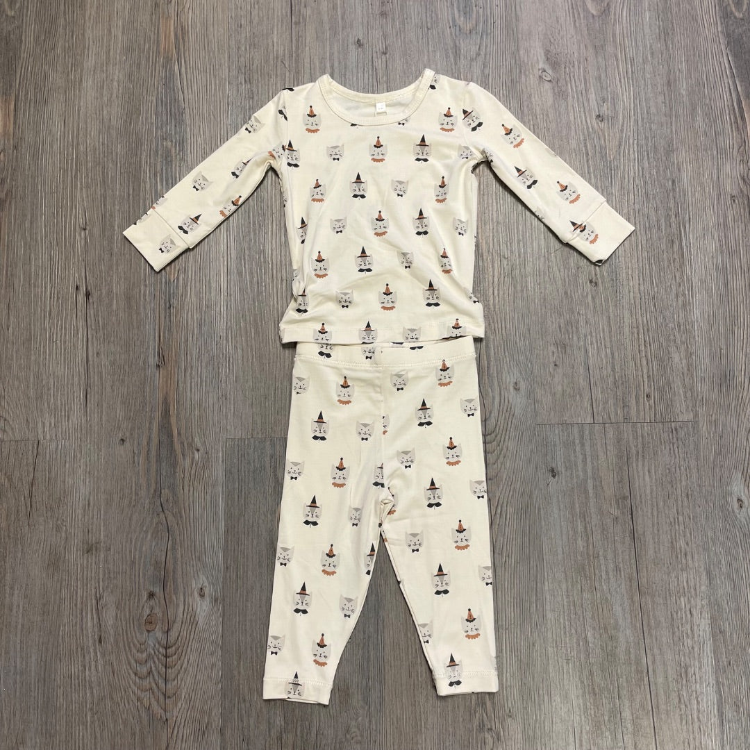 Pewter, Quincy Mae Relaxed Fleece Jumpsuit, Halloween Things 3-6M