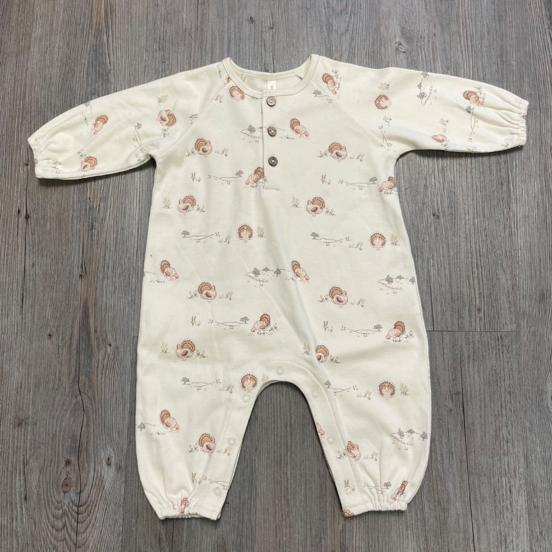 Pewter, Quincy Mae Relaxed Fleece Jumpsuit, Halloween Things 3-6M