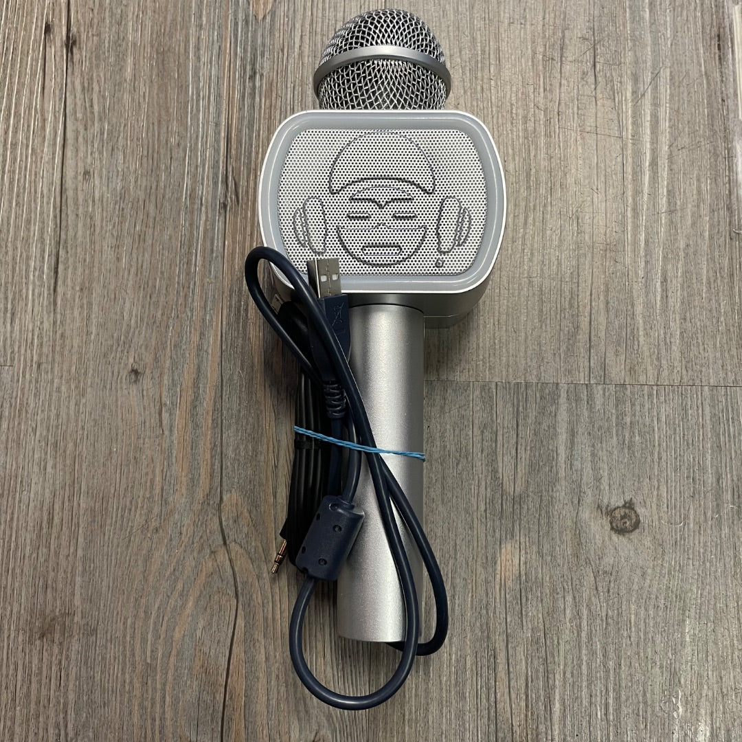 Silver I Dance Blue tooth Microphone, Pre-owned