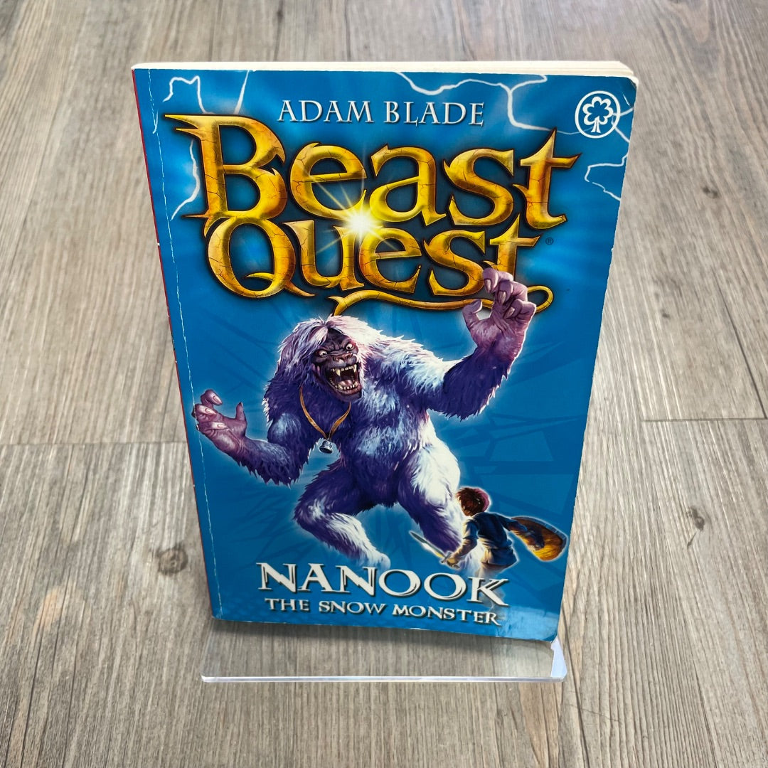 Adam Blade Beast Quest Series NANOOK The Snow Monster, Paperback