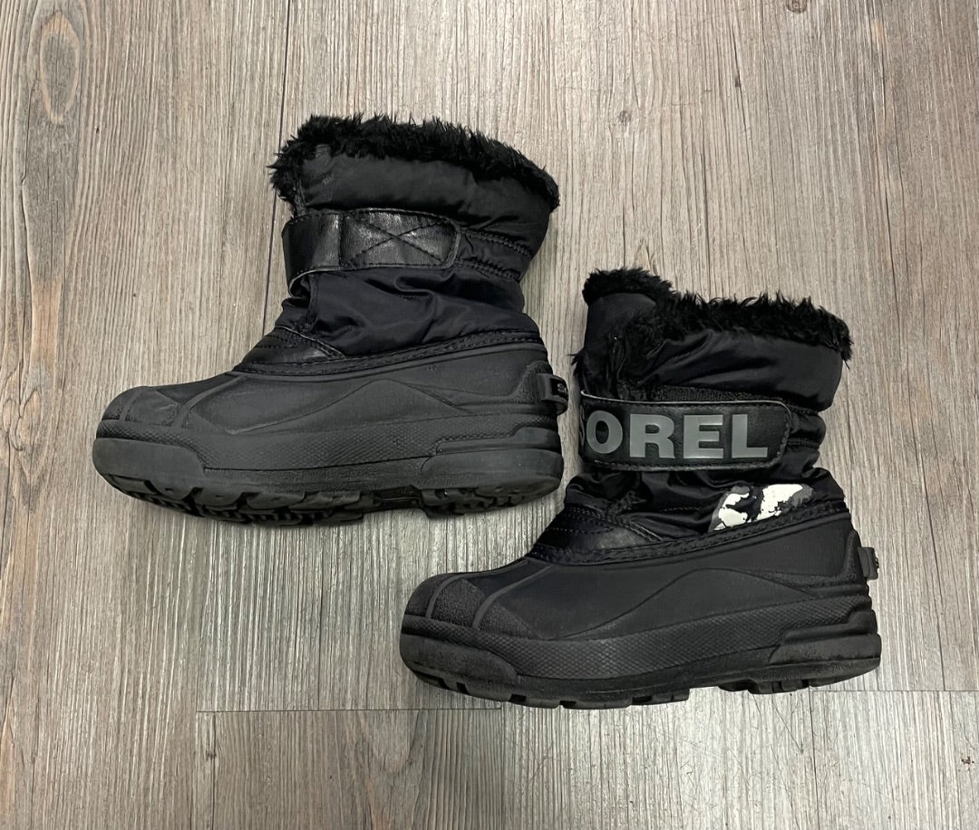Black Sorel Winter Boots, 13Y