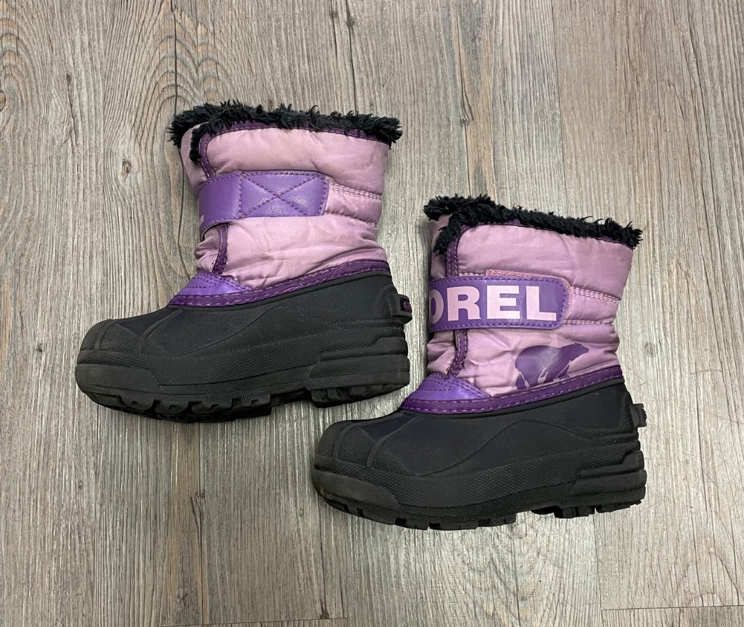 Lavender Sorel Winter Boots, 9T