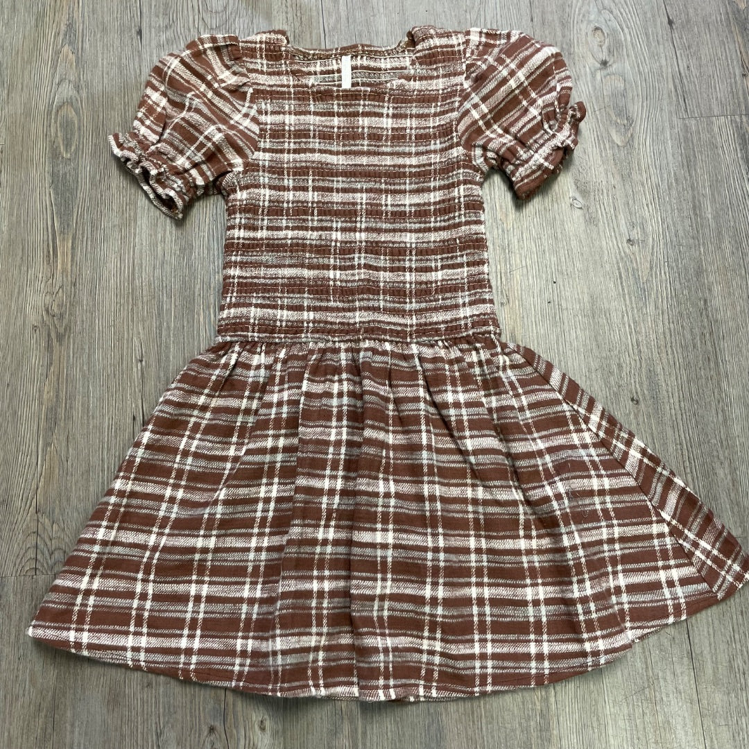 Aspen Plaid Rylee + Cru Marie Dress, 12Y