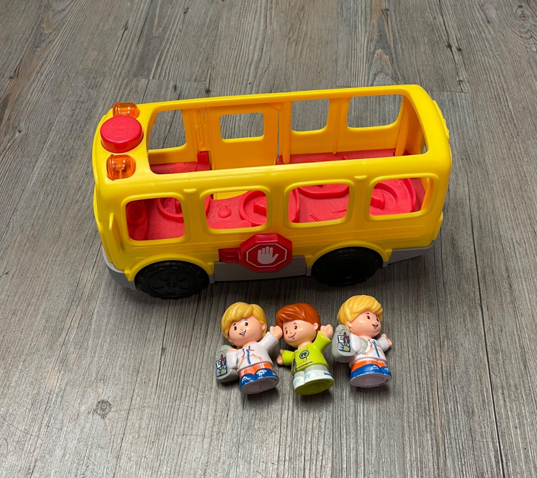 Yellow Fisher Price Little People School Bus