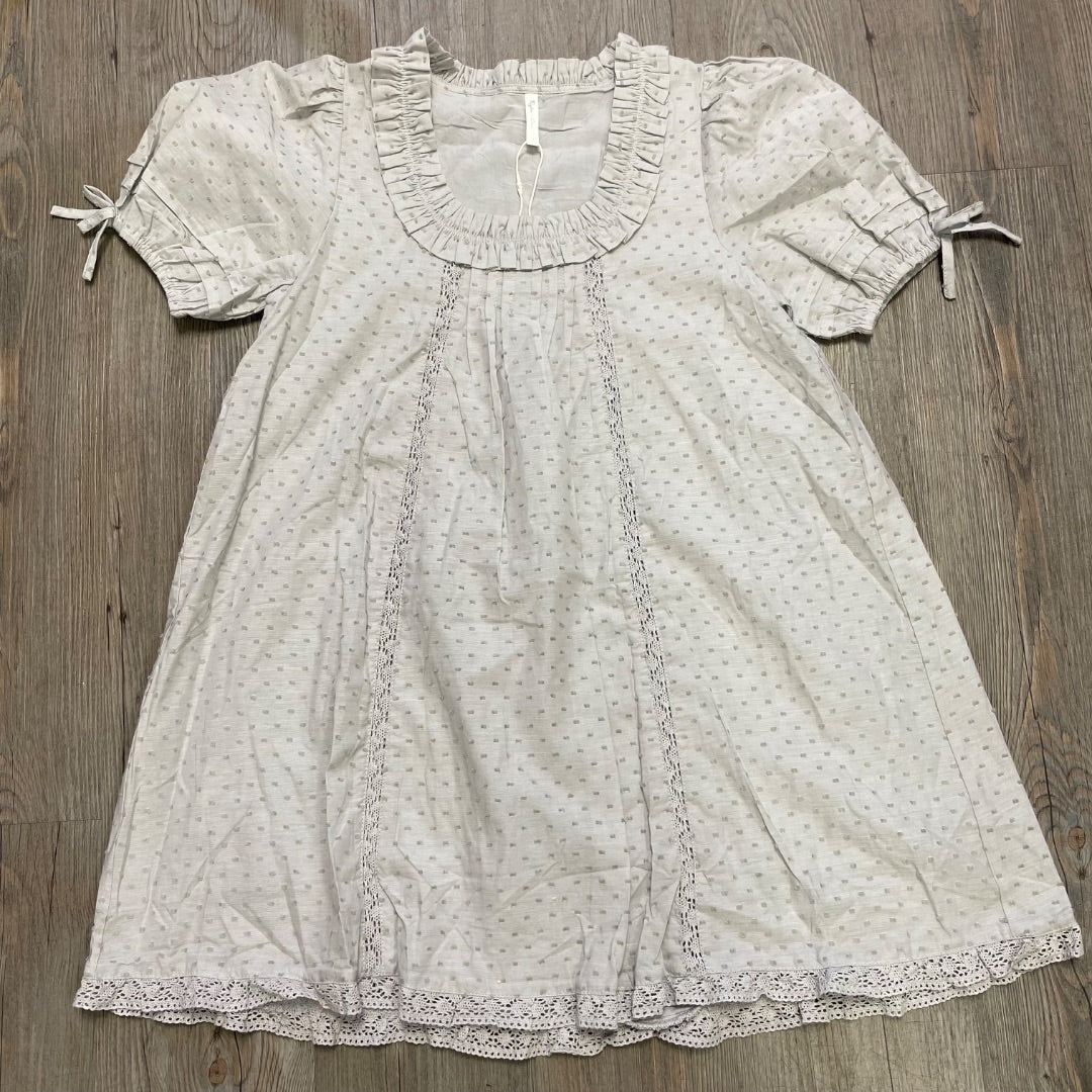 Dusty Blue Rylee + Cru Shiloh Dress, 12Y