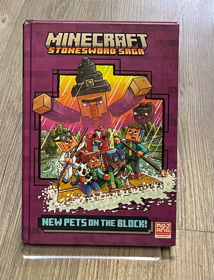 Multi Colour Minecraft Stonesword Saga, Hardcover