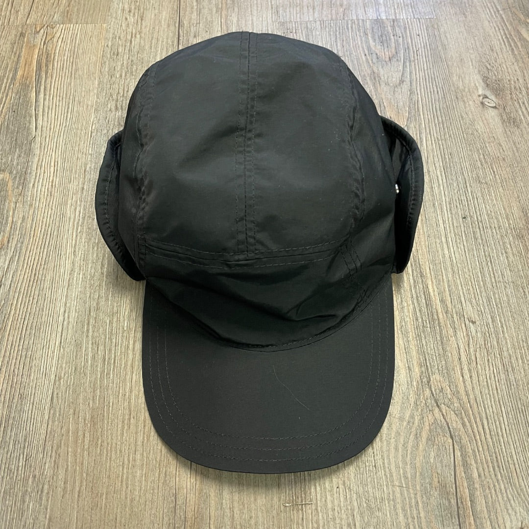 Black Lands End Fleece Lined Squall hat, SM 55-58CM