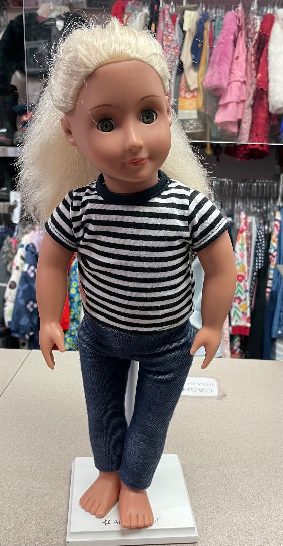 Navy Stripe Clothes Battat Battat Doll, 18 Inch