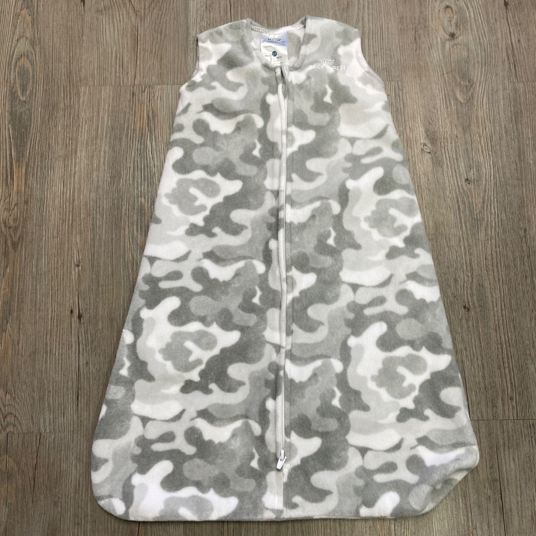 Grey Camo Halo Fleece Sleep Sack, 0-6M