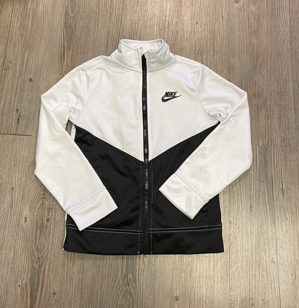 Black White Nike Active Zip Jacket, 5-6Y