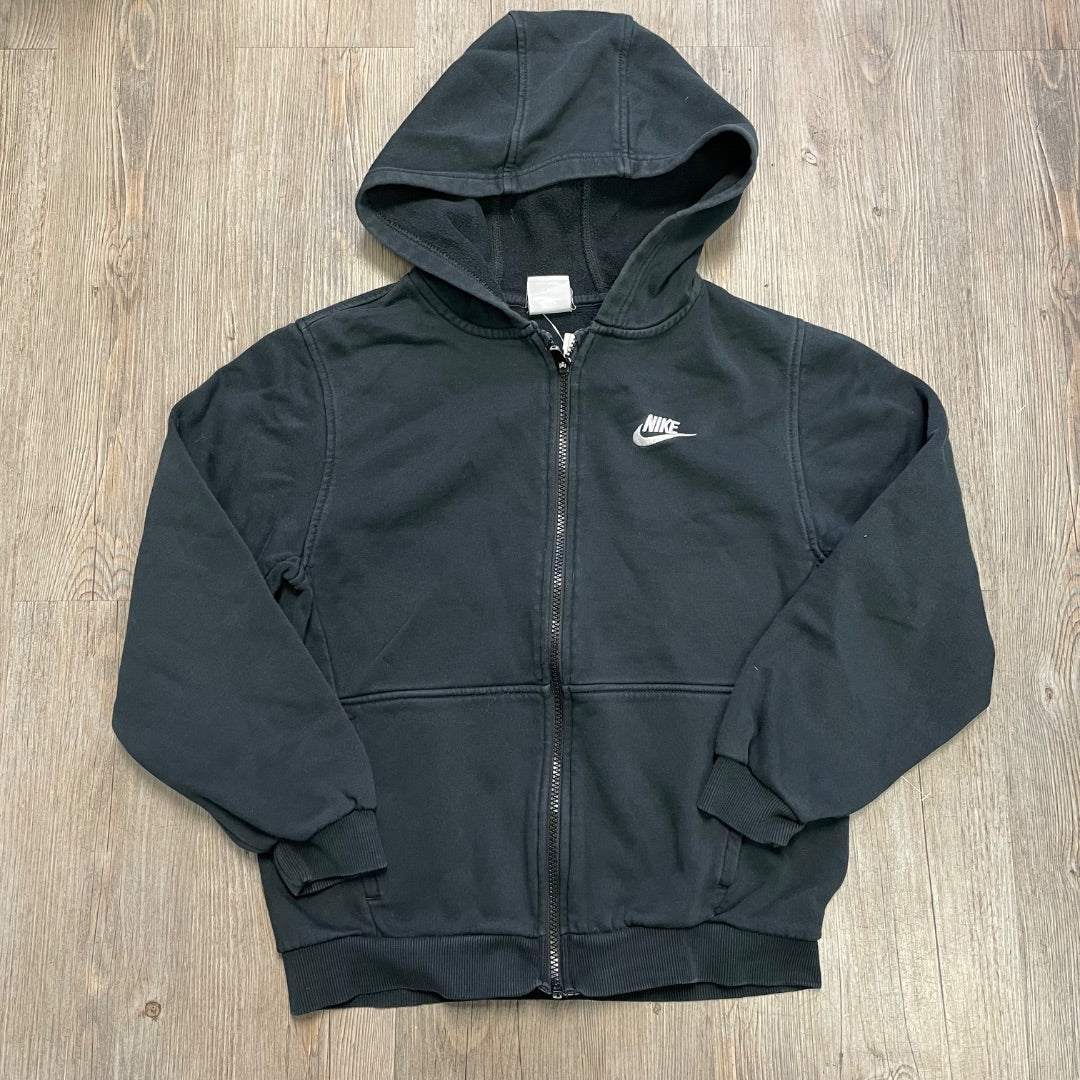 Black Nike Zip Hoodie, 10-12Y