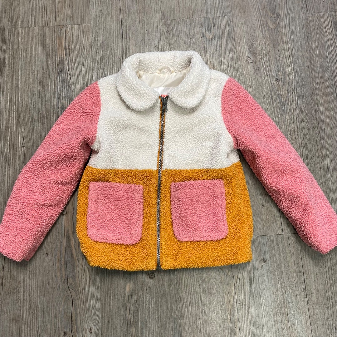 Multi Colour Joe Fresh Sherpa Jacket, 4Y