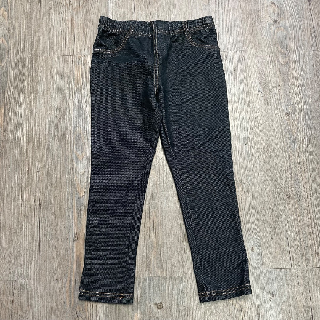 Black Pekkle Jegging, 6Y