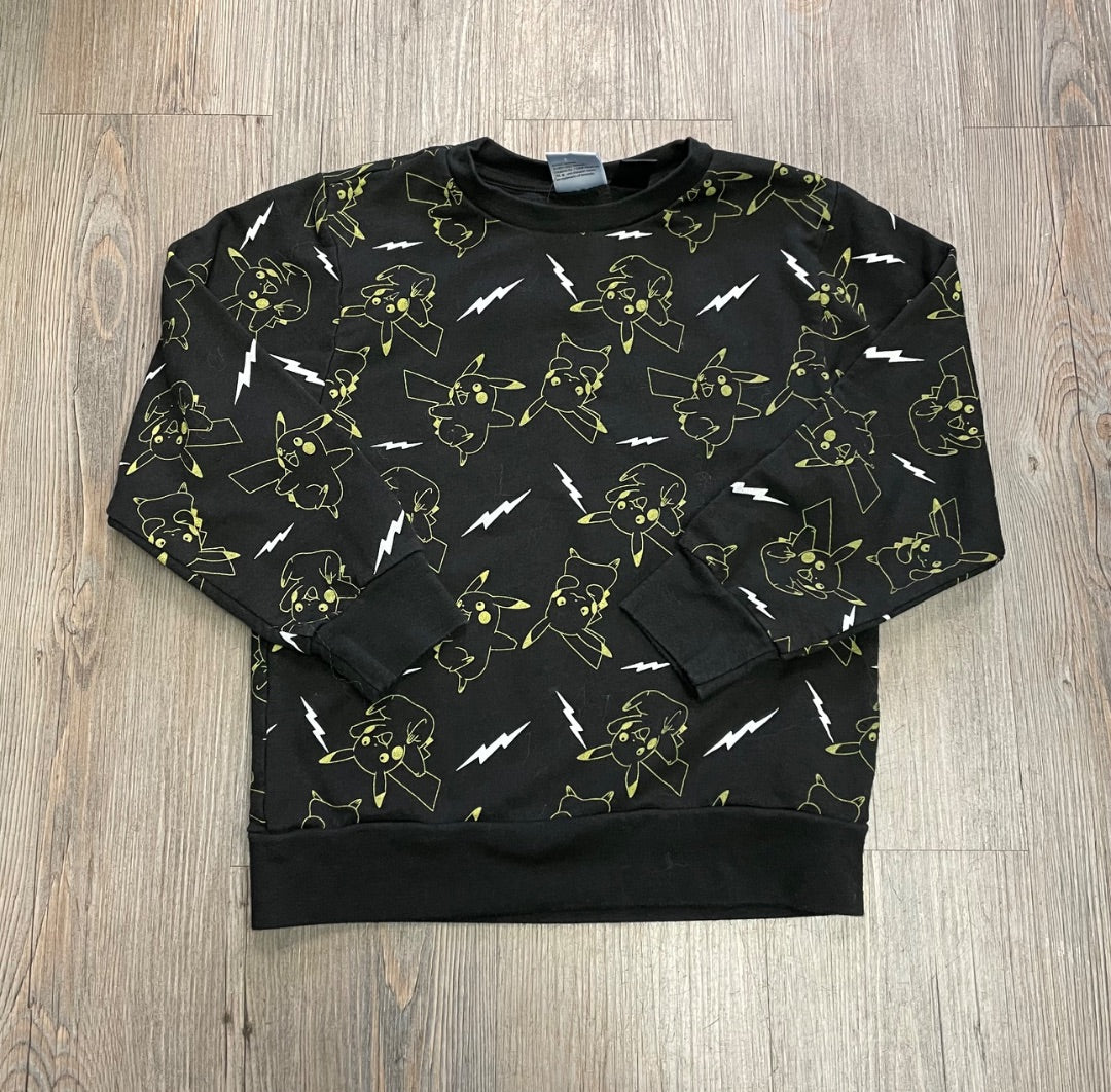 Black Pokemon Pullover Top, 6Y