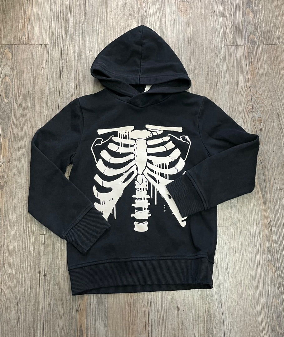 Black Joe Fresh Pullover Hoodie Skeleton, 6Y