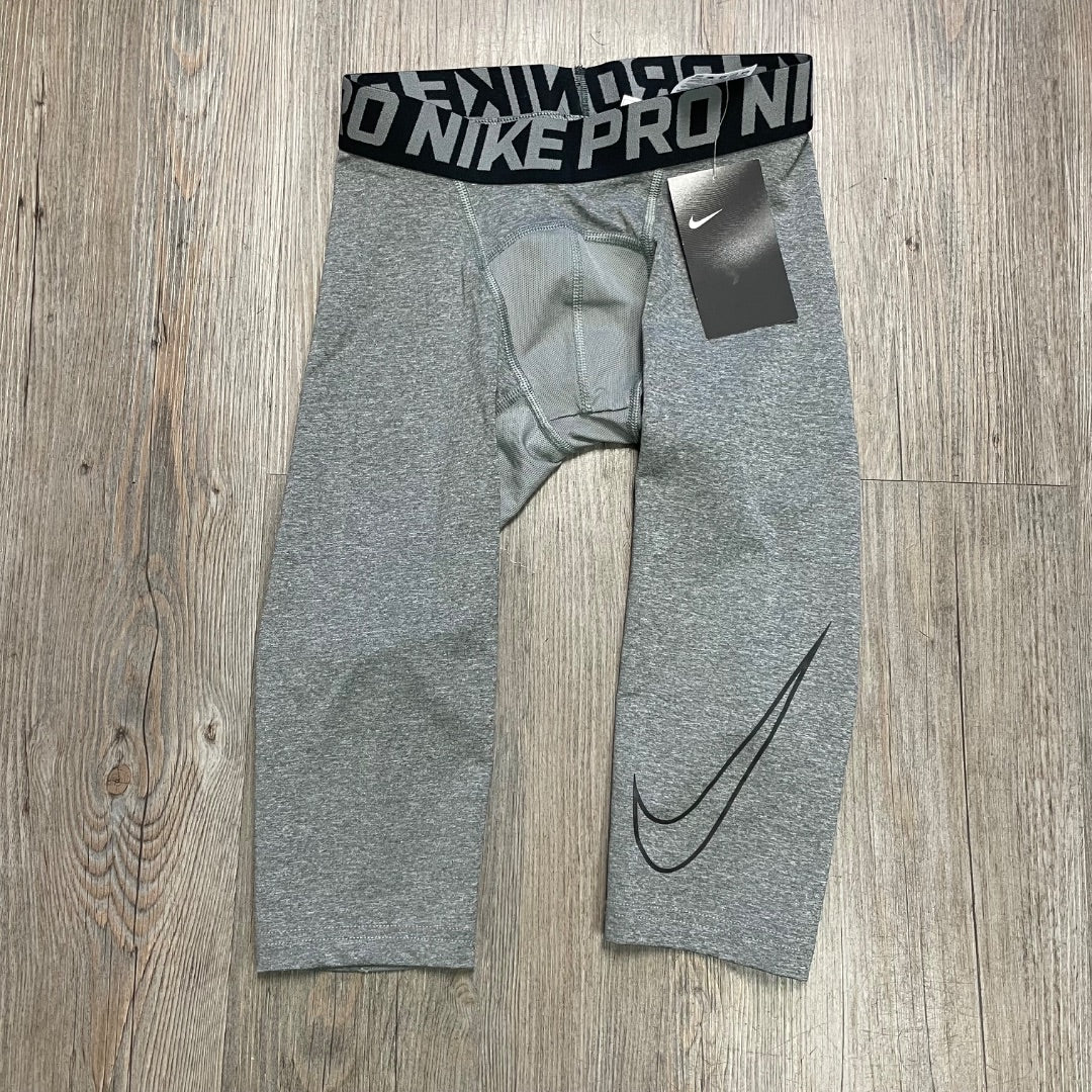 Grey Nike NEWCompression Base Layer Bottom, 7-8Y