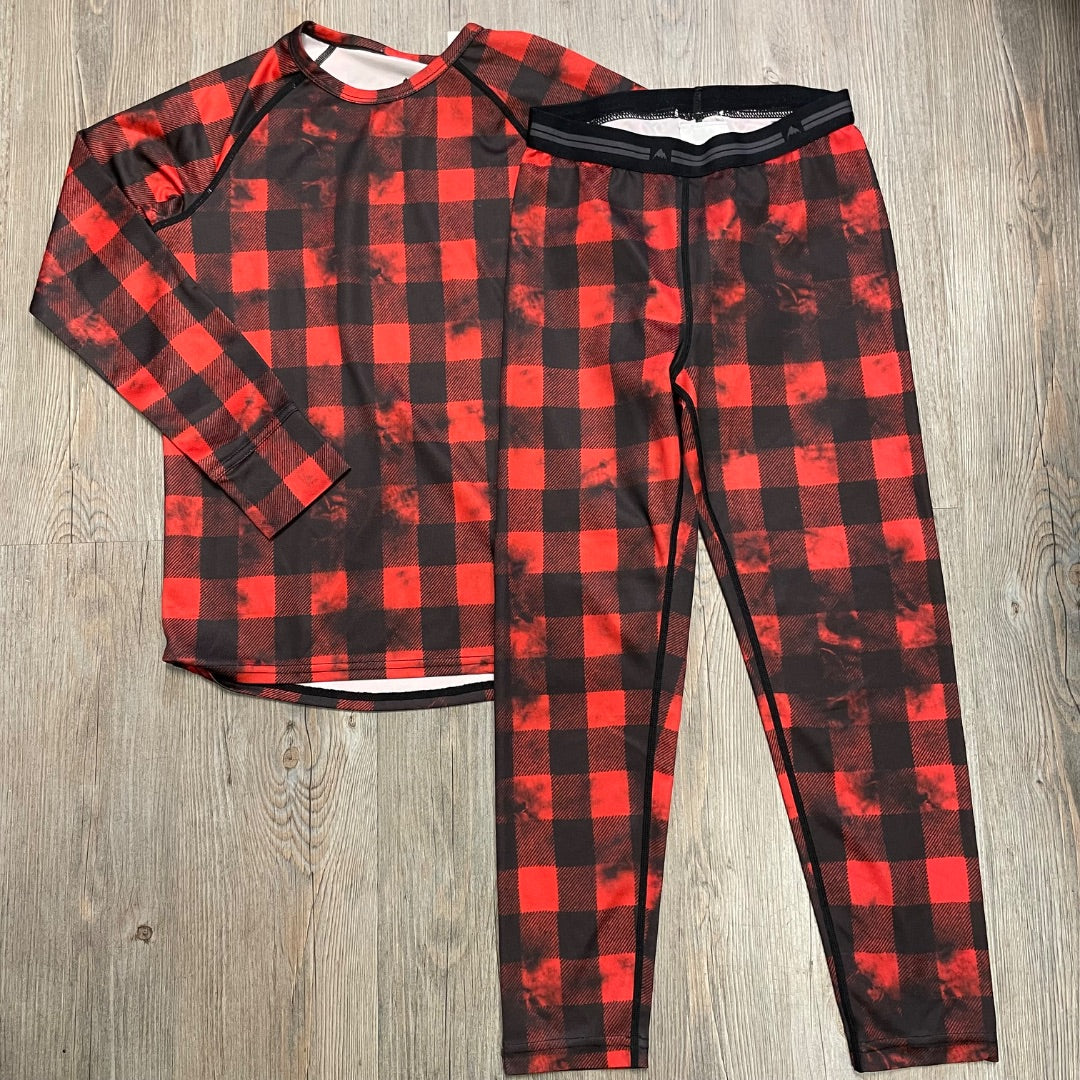 Black Red Burton 2PC Set, 7-8Y